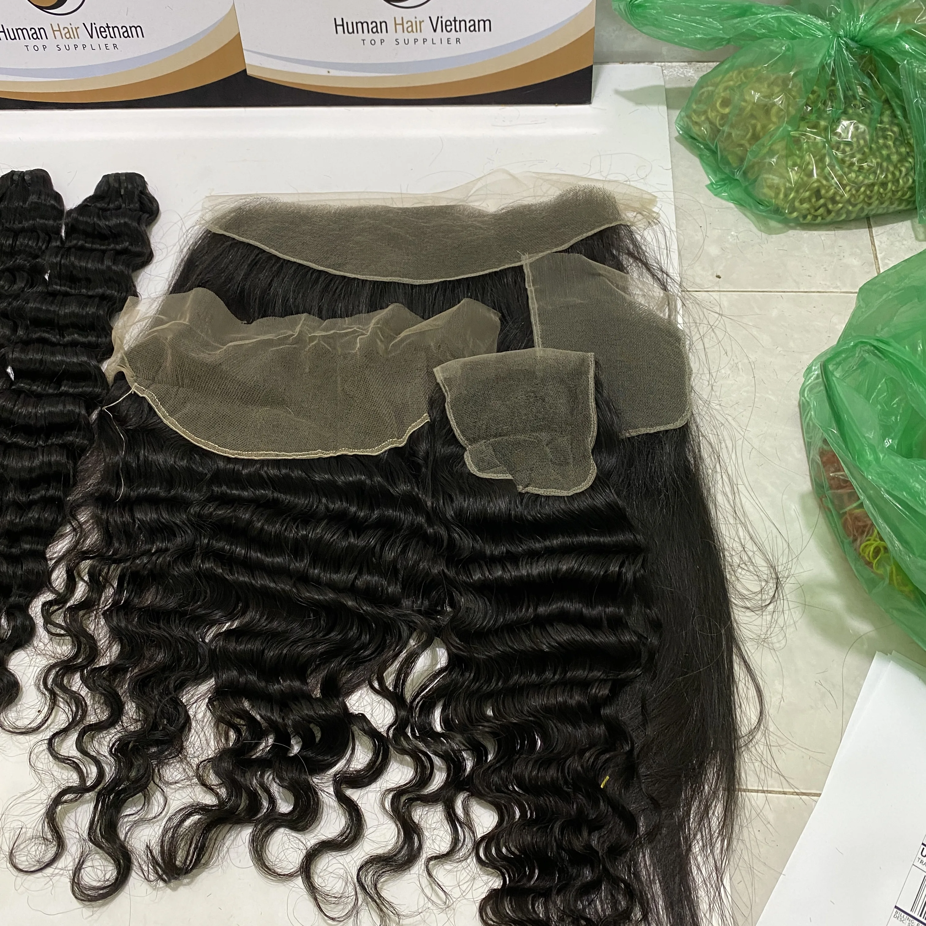 Grade 12A Raw Hair New Single Knots 5.0 HD Frontal New Bleach Knots 13*4 5*5 HD Closure Lace Frontal For High Market