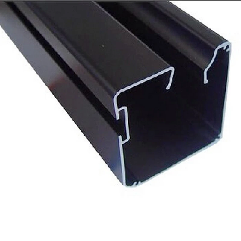 Black led aluminum profile for corner connector