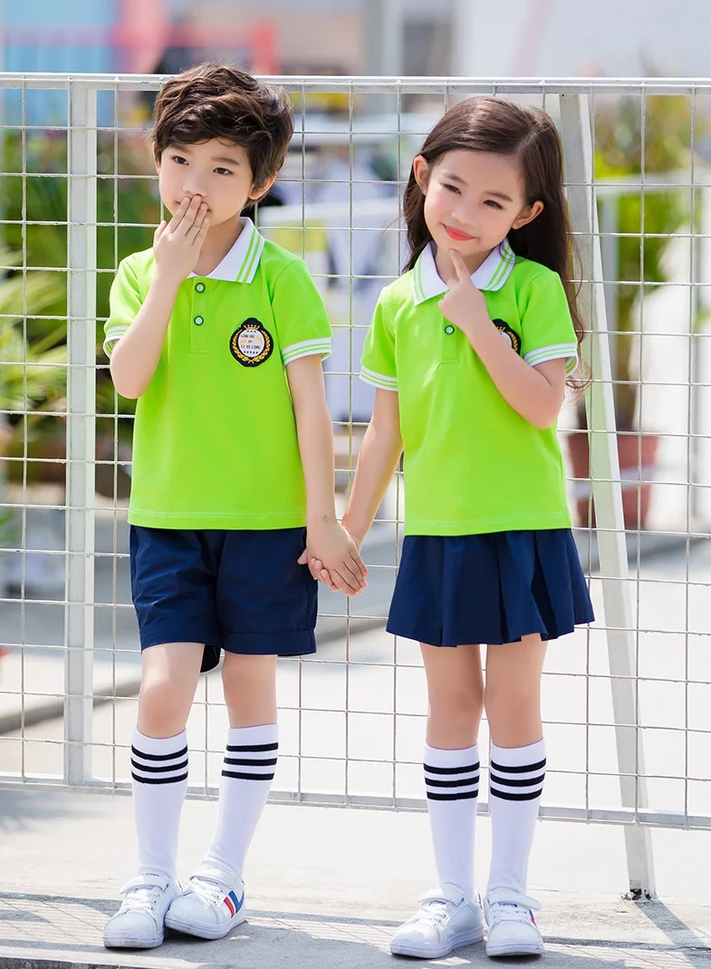 Best seller polo shirt for baby 100% cotton  light color School Uniforms Clothes high quality made in Viet Nam