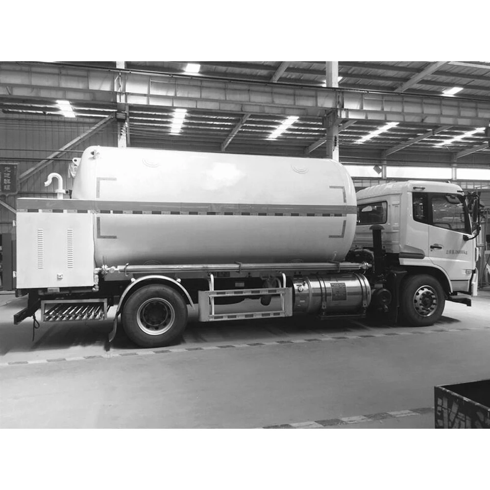 Stainless Steel 20m3 Oxygen Tank Liquid Transport for Industry Factory Pharmaceutical Biotechnology