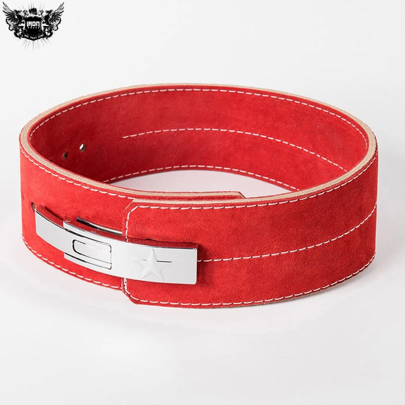 Cheap price weight lifting leather dip belt men leather weightlifting dipping belt with custom logo