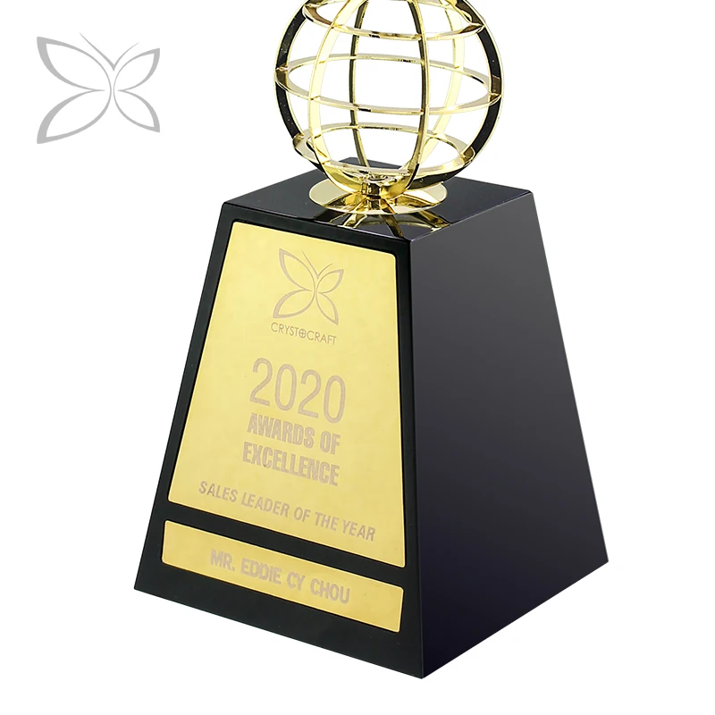 Crystocraft персонализированный роскошный золотистый Орел украшенный кристаллами бриллиантовой огранки приз