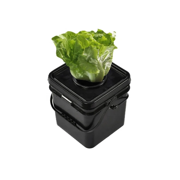 Square Plastic Pots Hydroponic Tomato Vegetables Grow Buckets