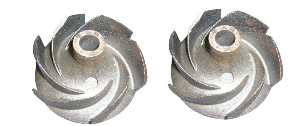 Durable gray cast iron pump impeller machine engine parts casting parts lost foam casting OEM customized service accept
