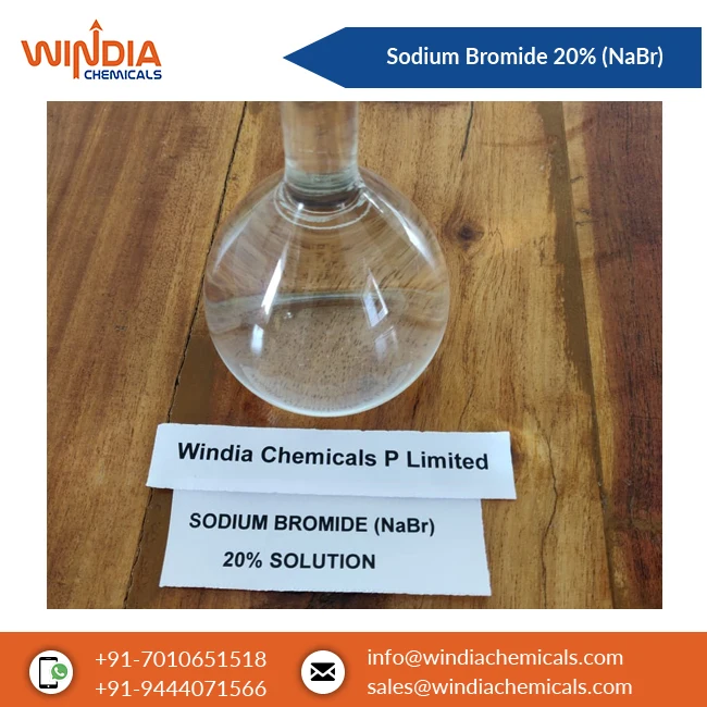 
Supplier of Best Quality Wholesale 20% Sodium Bromide NaBr for Bulk Buyers 