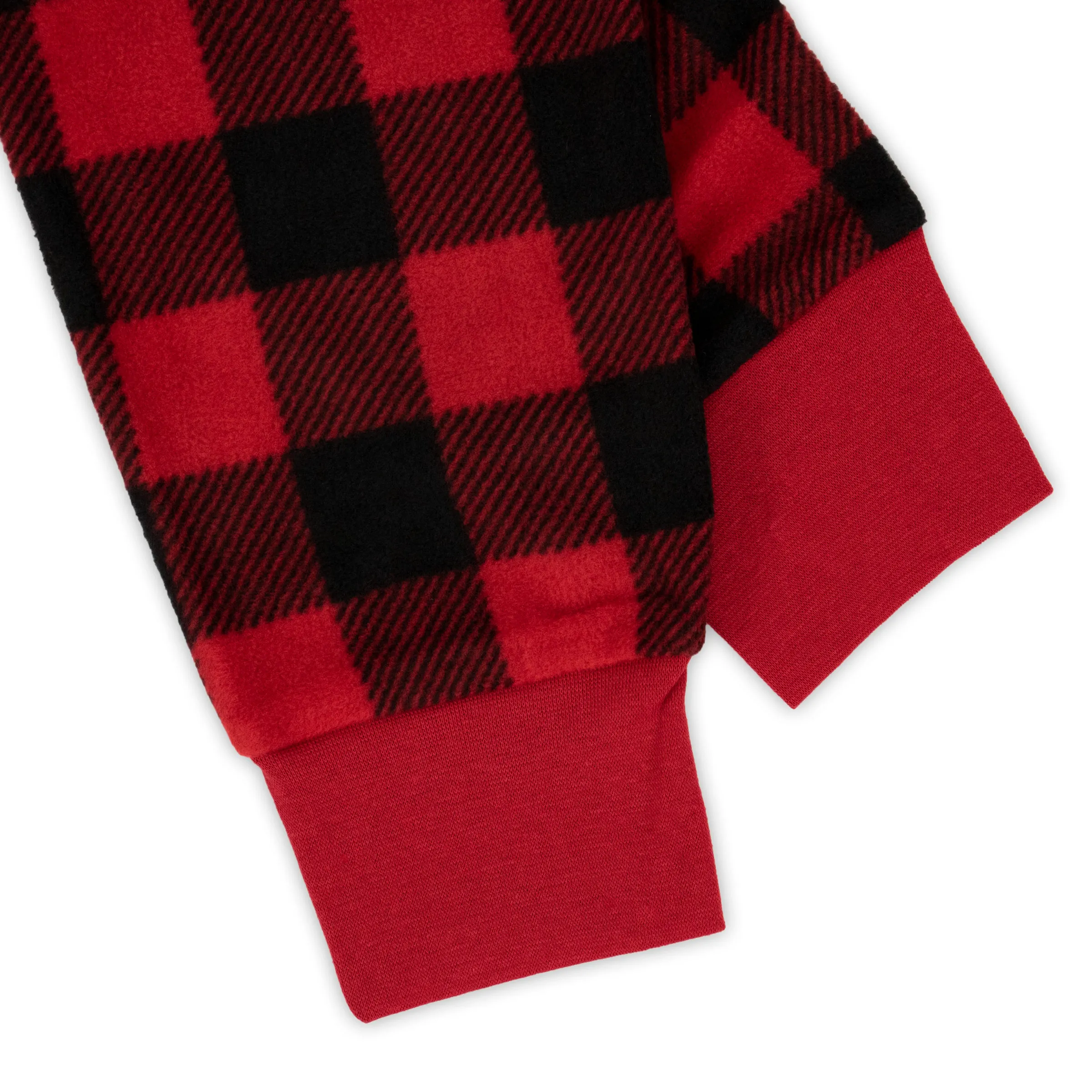 JOYUAN Toddler Boy Xmas Pajamas Set Baby l Black Red l Reindeer l Raglan l Family l 2 Pieces l embroidery l Christmas