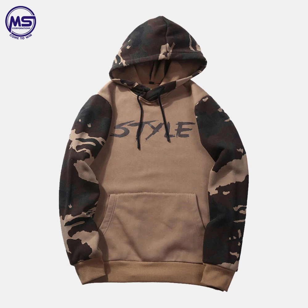 Mens Contrast Paint Splatter Print Casual Kangaroo Pocket Drawstring Hoodies