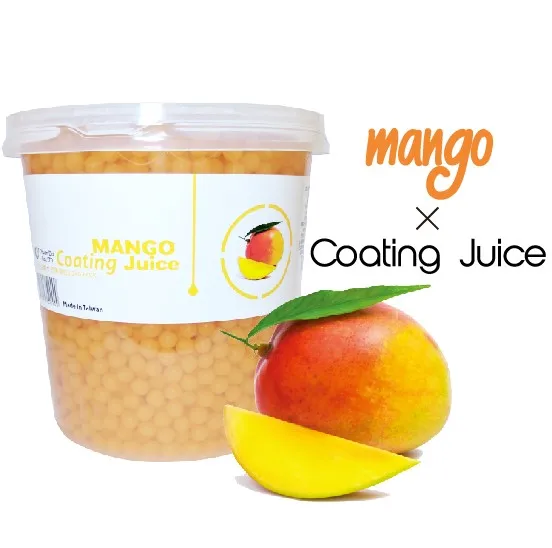 
Taiwan bubble tea Mango coating juice boba 
