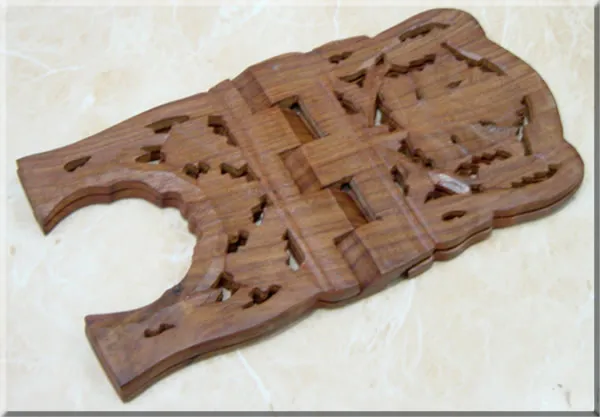 Wooden Book Holder Traditional Solid Wooden Essential Product For Reader Folding Book Holder