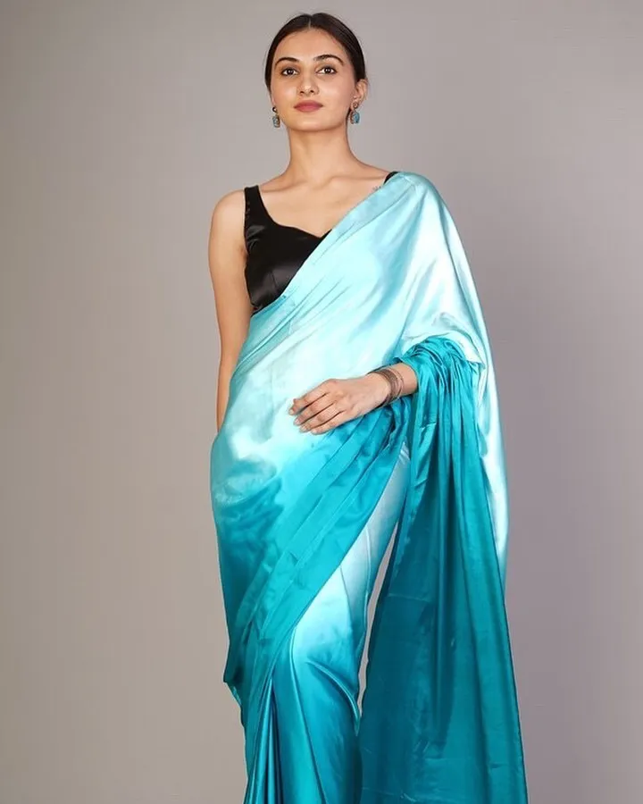 Satin Silk designer saree Indian Fabric Silk Sari Handmade Wholesale Ethnic Collection Traditional Vintage Pure Silk saree