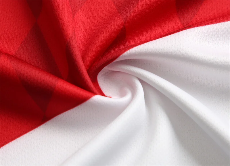 Red And White Soccer Jersey Soccer Uniform Football Jersey Sports Wear football shirt