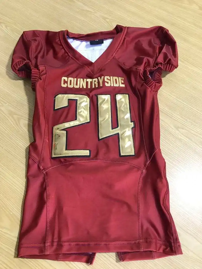 
Sublimation American football uniform american football jersey and pant tackle twill american football uniform 