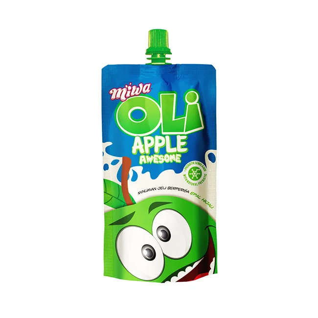 Лучший поставщик сертифицированный Халяль Prebiotic полезный ароматизированный яблоком желе напиток напитки яблоко разные вкусы