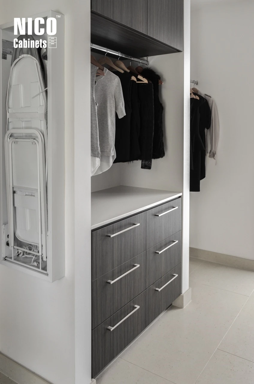 NICOCABINET Custom Smart European High Standard Modern Wooden Laundry Cabinets