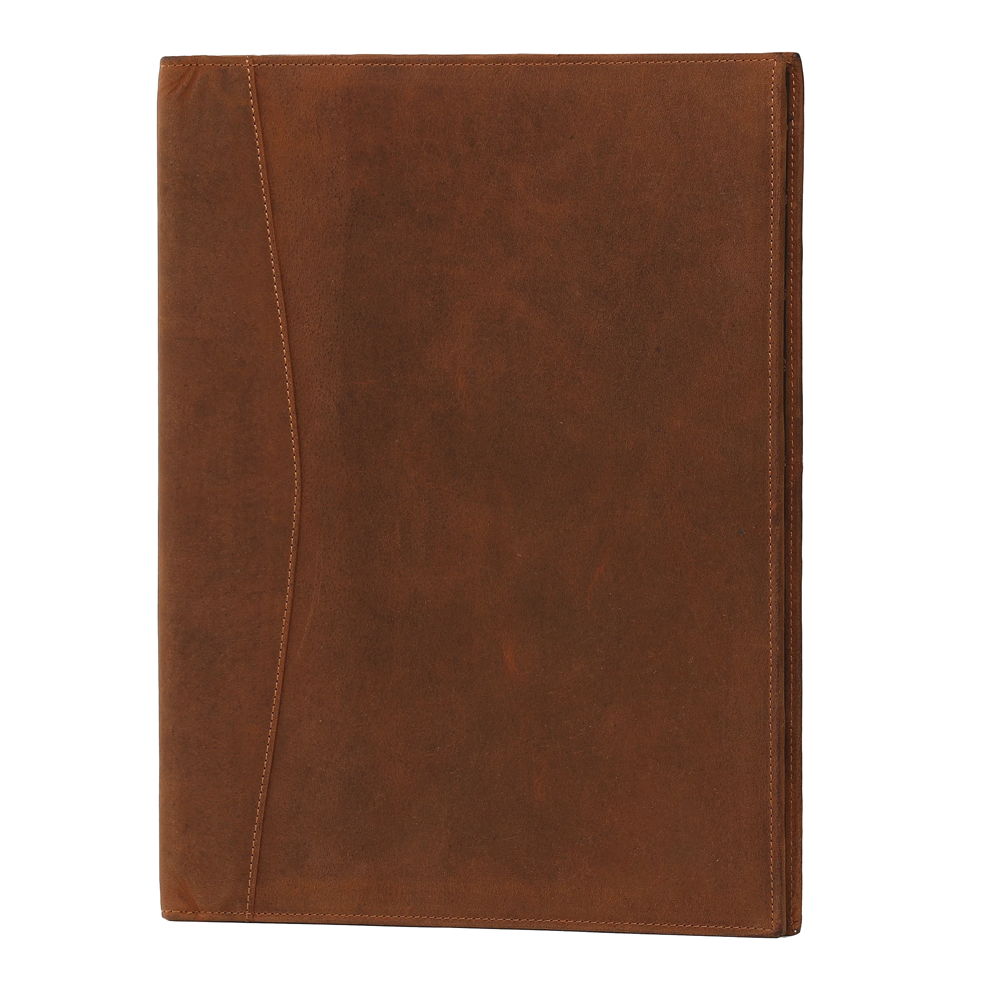 
Handmade Leather Luxury Business Notebook Portfolio Professional Organizer & Business Card Holder, Brown 