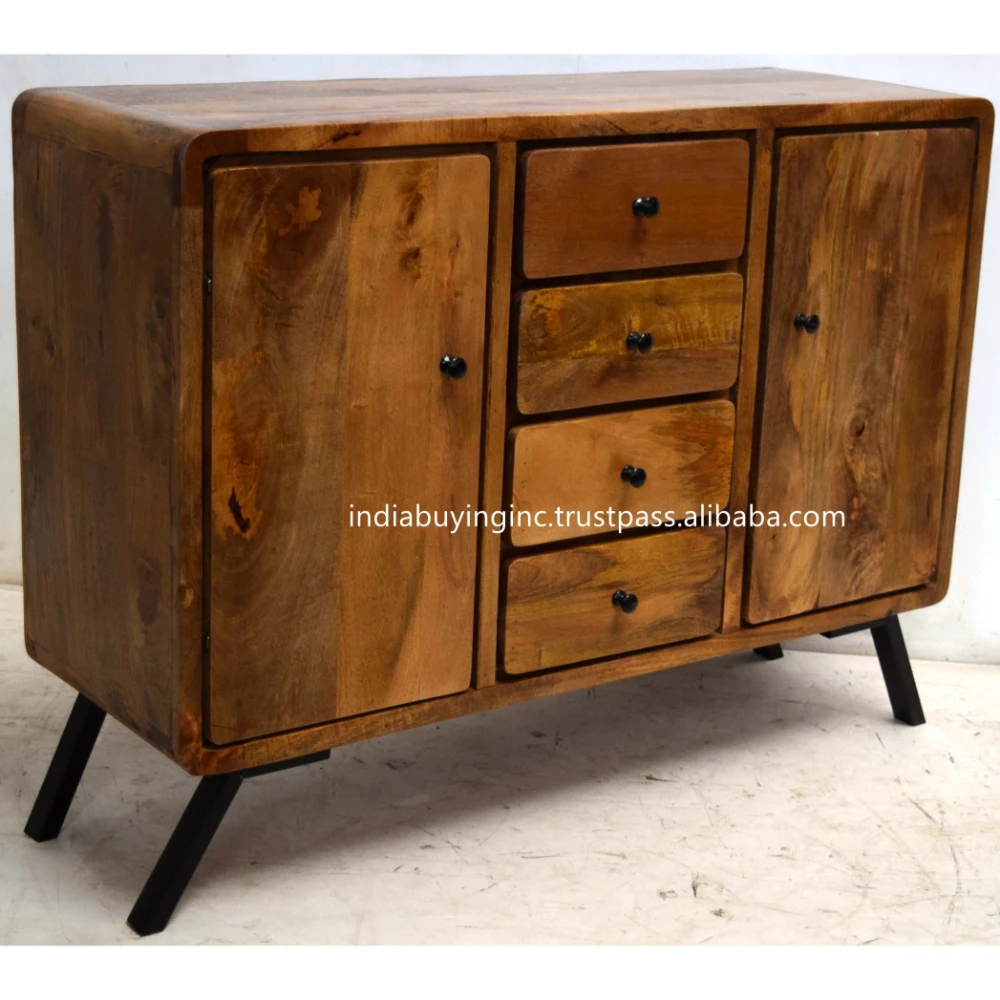 Classy look cabinet Industrial Look TV Low board Cabinet Best Seller of Industrial Furniture Crafted in India Best price