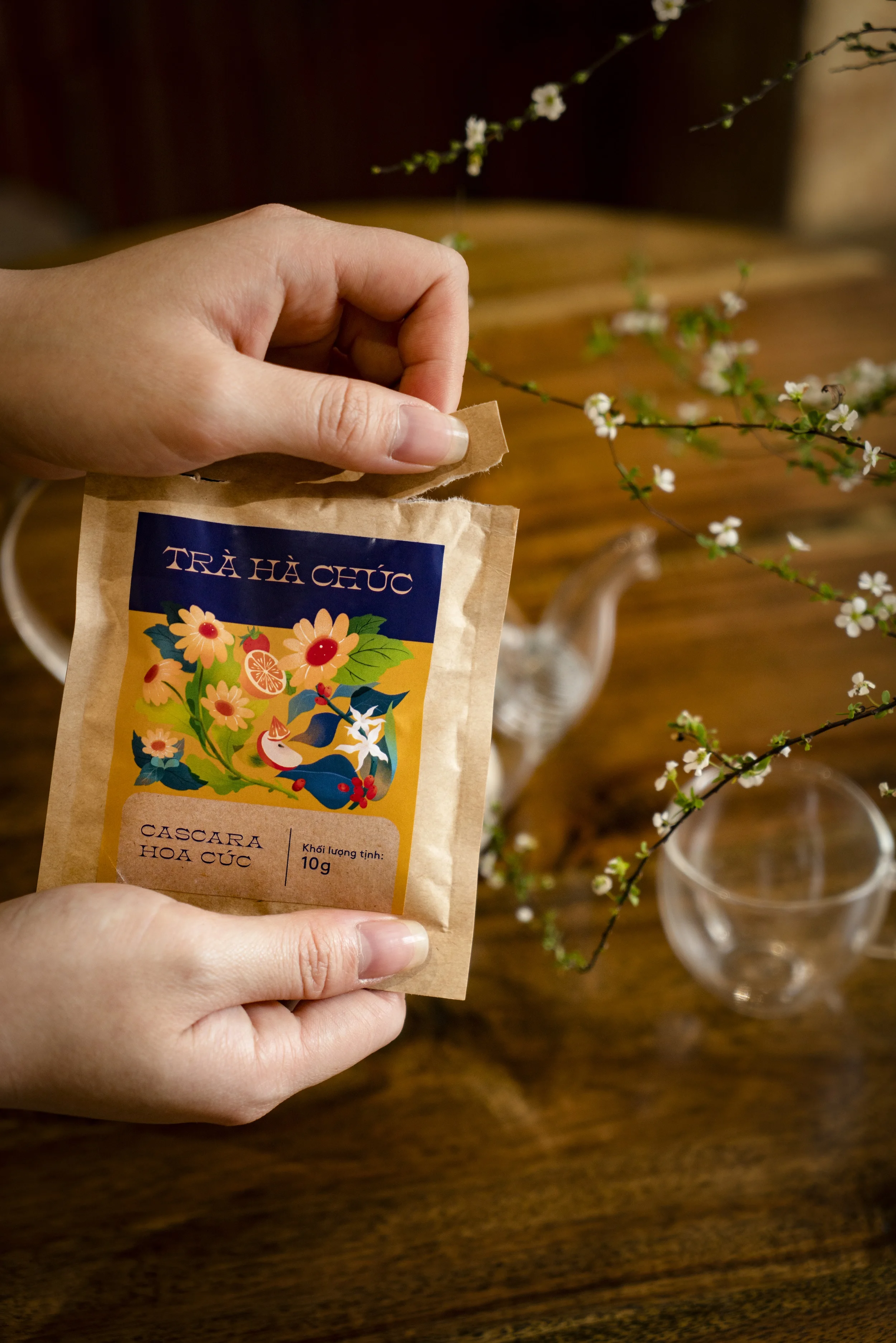 
Vietnam Wholesale Healthy Tea Fruit Flavor With ISO Certification Ha Chuc Cascara Tea- Herbal Cascara 