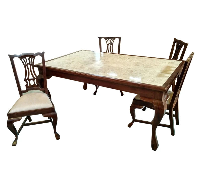 
Marbled Dining Table Set From Indonesian 