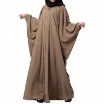 New Style Women Butterfly Balloon Style Imported Premium Soft Arabian Kaftan Abaya Burqa with Hijab Best Wholesale Price