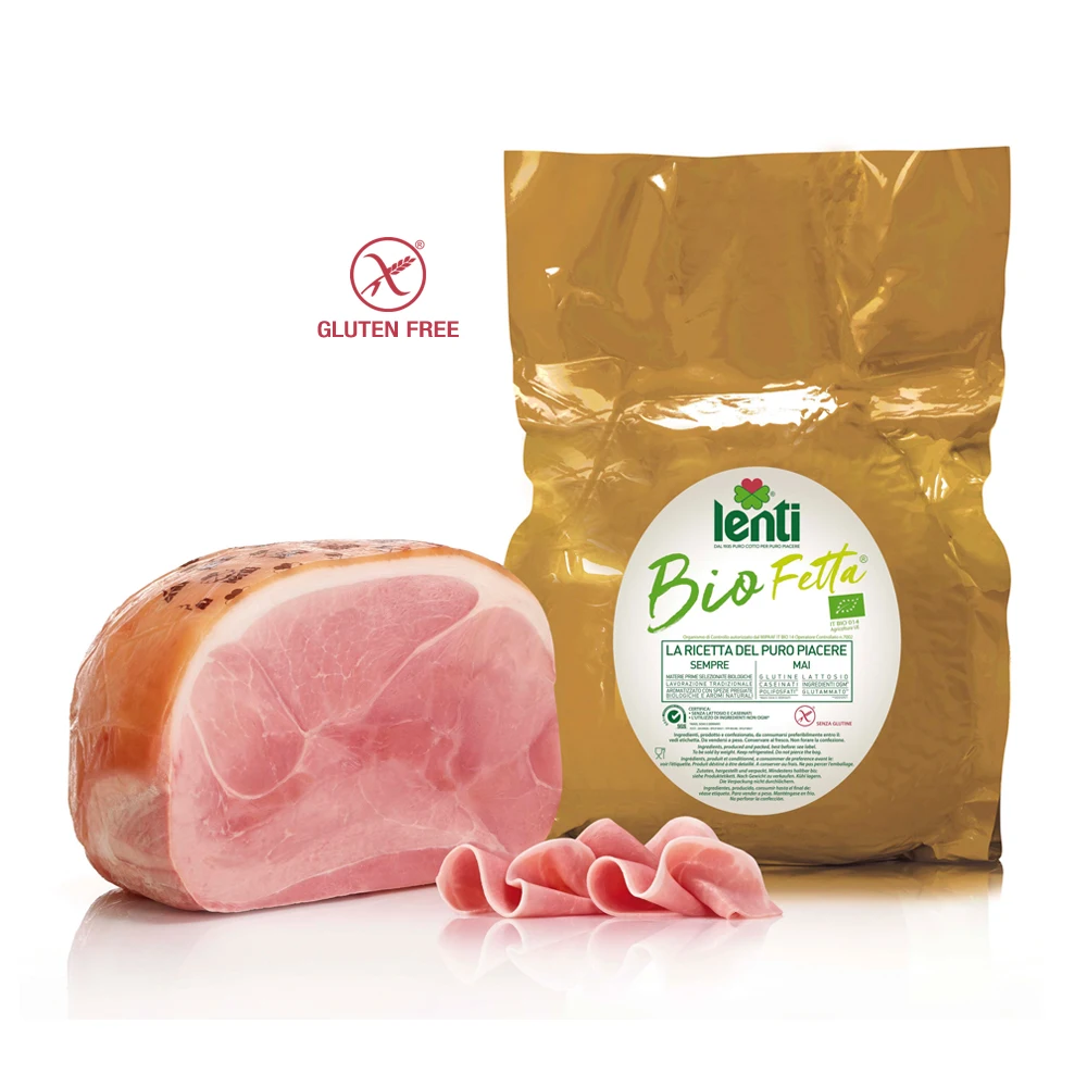 Organic High Quality Prosciutto Cotto Cooked Ham 100% Italian Meat 7-9 Kg LENTI for wholesalers, retail, restaurants and hotels