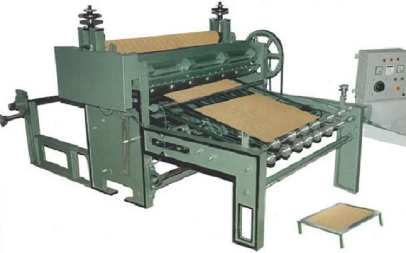 Senior make Indian Paper Roll to Sheet Cutting Machine to make cardboard boxes in India