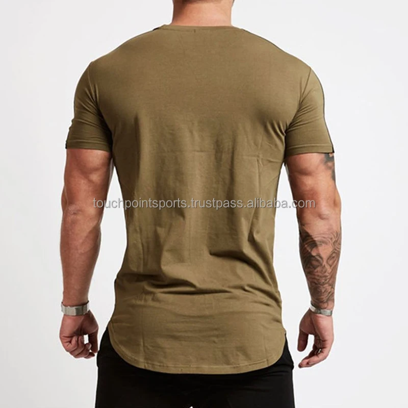 220gsm Combed cotton tshirt for men heavyweight t-shirt short sleeve men tee shirt