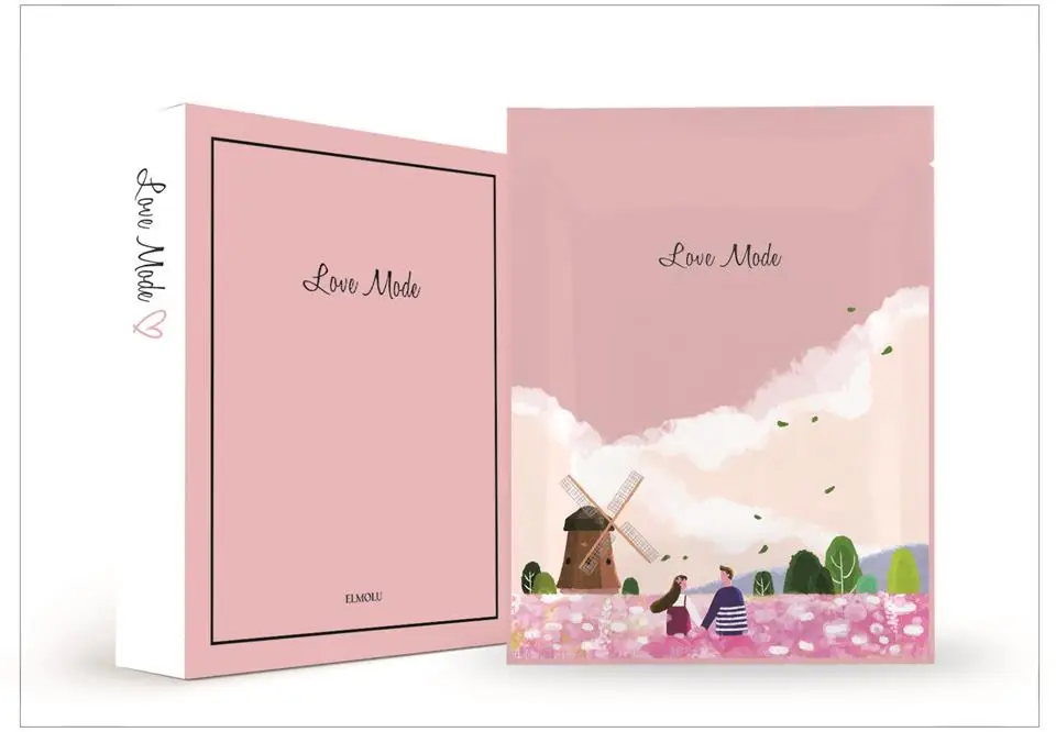 Love Mode Couple use Korean Cosmetics Peptide Wrinkle Facial Mask High Concentrated Essence cream Cupra Sheet Mask Pack