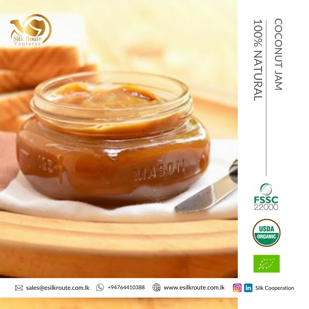 Direct Factory Sale 100% Pure Organic Natural Flavored Original Coconut Jam from Reliable Supplier