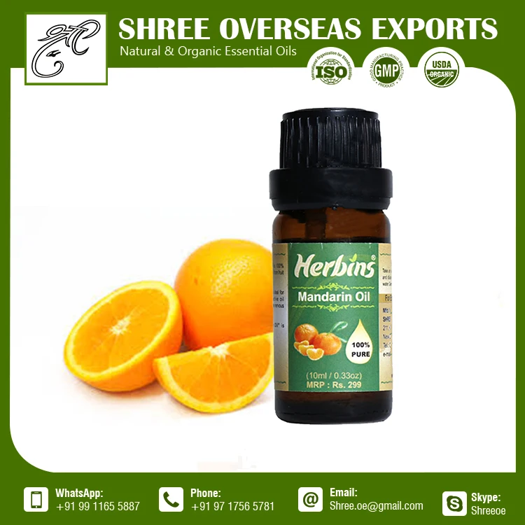 Bulk Supplier Organic Mandarin Essential Oil
