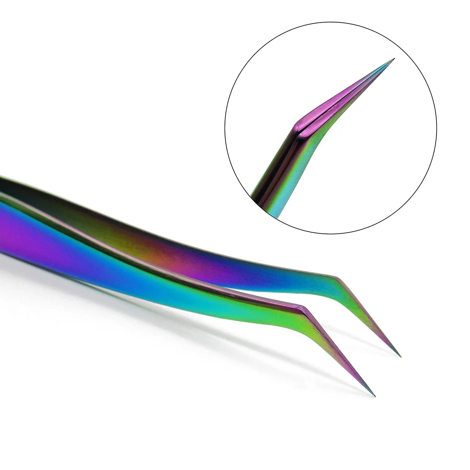  Пинцет с порошковым покрытием Прямой пинцет для ресниц/инструменты наращивания глаз