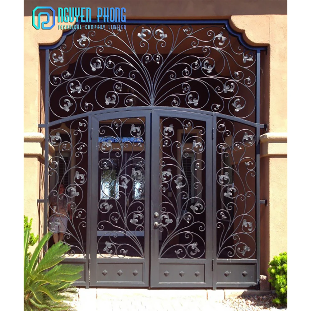 Недорогие Декоративные ворота от профессионального производителя из кованого железа