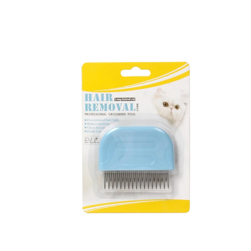 Wholesales High Quality Pet Comb Stainless Steel Teeth Brush Comb Dog Cat Pet Grooming Comb Stainless