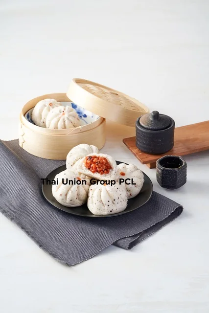 Hot Product Frozen Food Plant based BBQ Pork Bun style for Retail and Food Services made in Thailand by Thai Union Group
