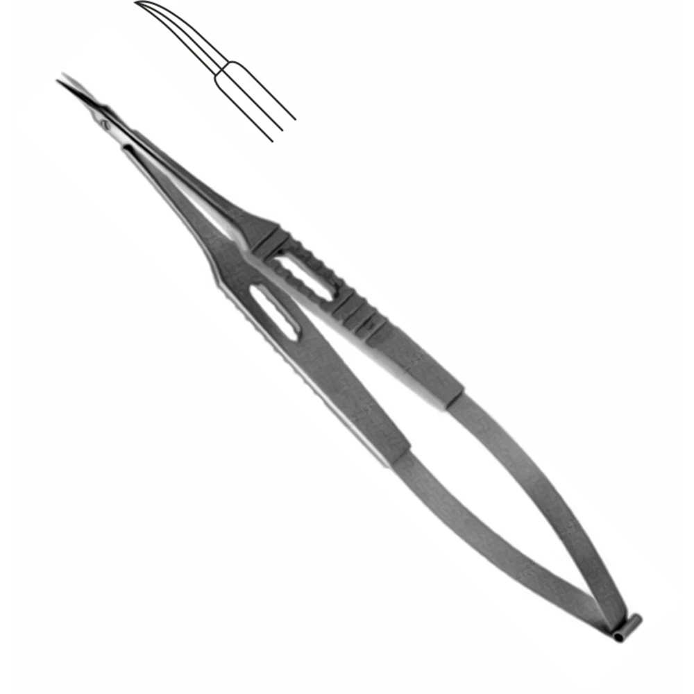 Микро-Ножницы W/EXT.WIDE SERR.HANDLE STR 15 см