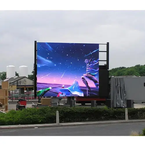 P3 P4 P5 P6 Outdoor Double Sided Street Advertising 256mm*128mm LED Screen