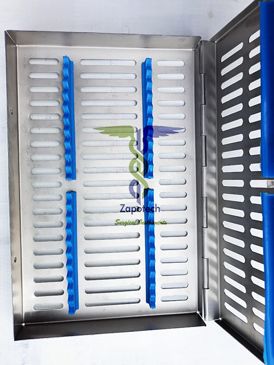 New Arrival Dental Autoclave Sterilization Cassette Tray Stainless Steel (All size Available) Rack Box Tray CE ISO Approved