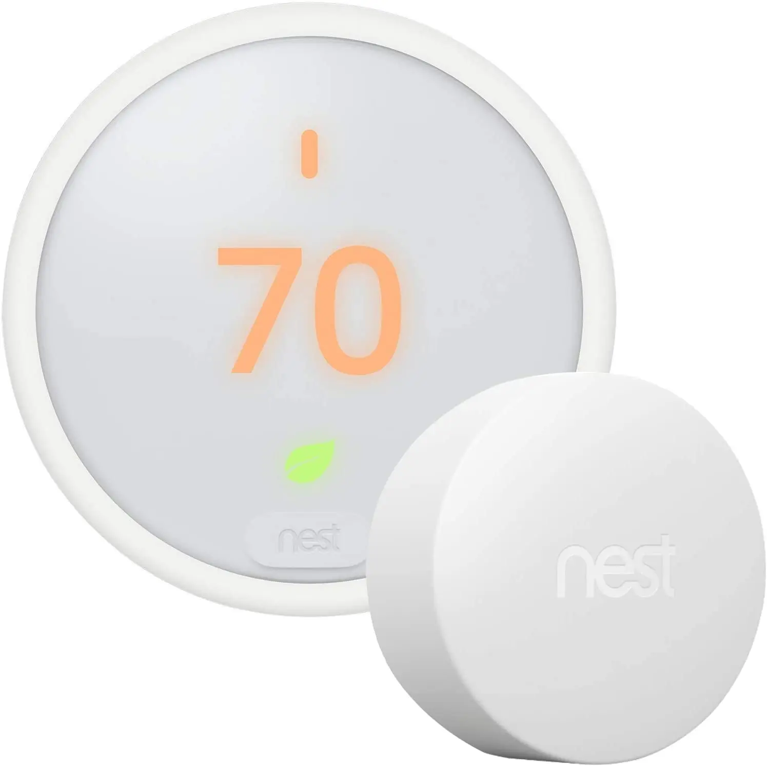 Nest Thermostat Home T4000ES - 3rd Generation Nest Thermostat (Frosted White)- Compatible
