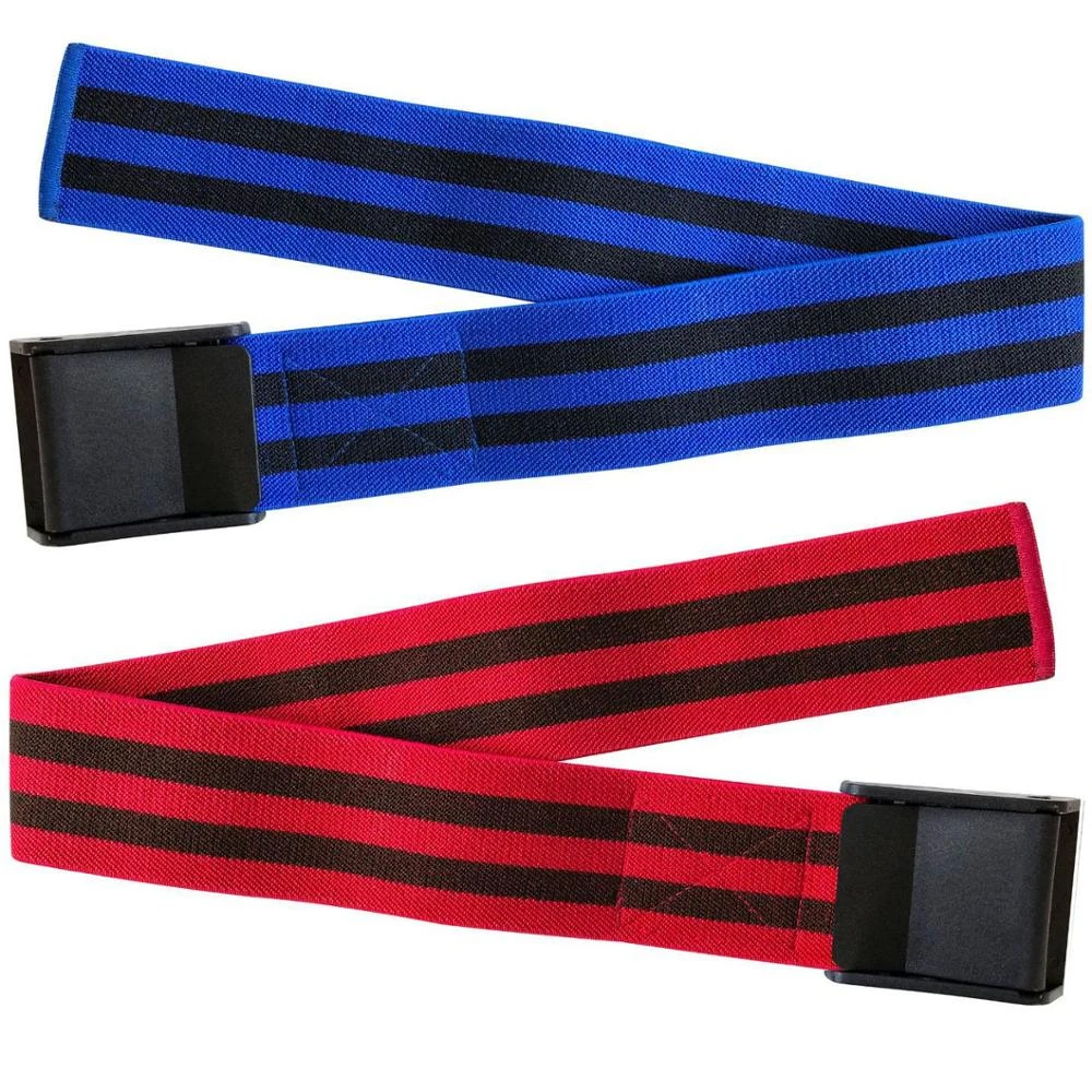 Custom Logo Gym Occlusion Arm Bands Heavy Resistance Fitness Loop Bands Made of Latex Cotton Blood Flow Restriction Leg Band