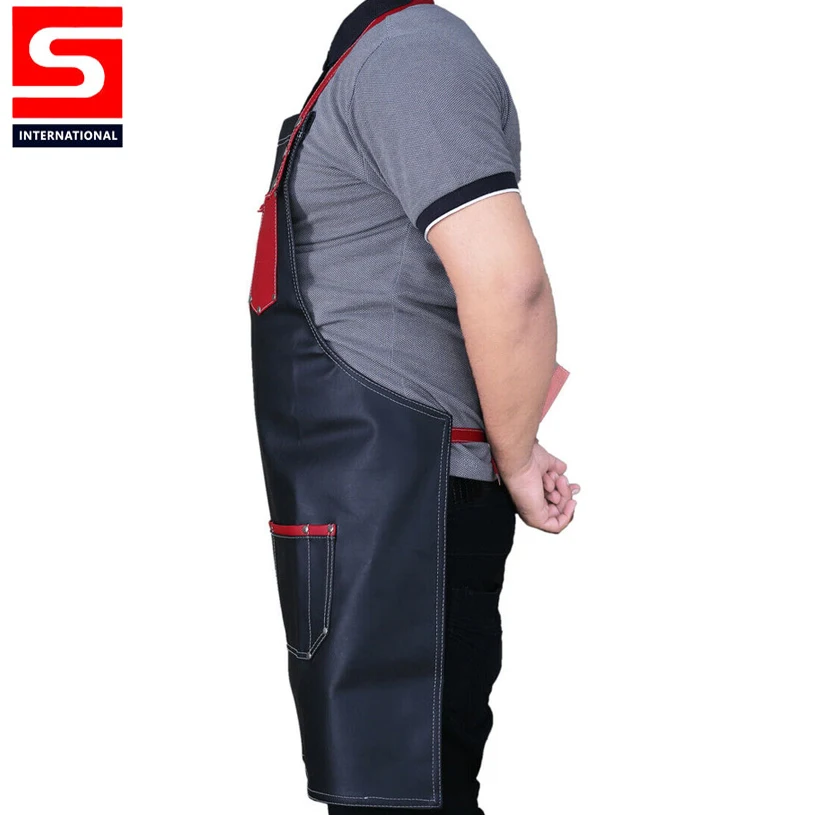  Регулируемый односторонний нагрудник разноцветные хлопковые парикмахерские рабочие фартуки по заводской цене