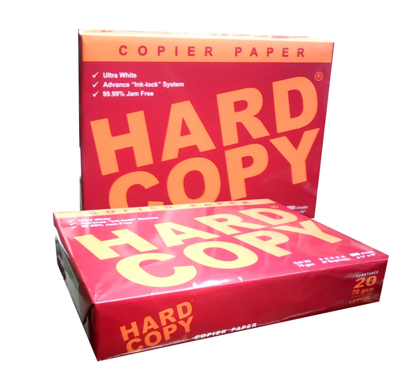 Hard copy A4 Copy Paper 70gsm 75gsm 80gsm