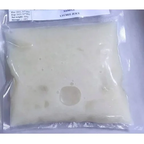 Без сахара натуральное сладкое пюре продукт стерилизованная личи с слегка цветочными и кислотными нотами