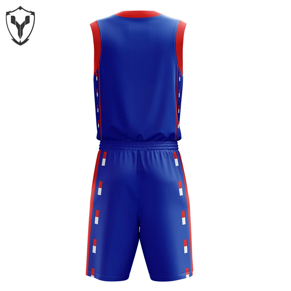 High Quality Embroidery Stitched Men Sports wear Custom Design Sublimated Digital Printed Low Price Basketball Uniform Sets