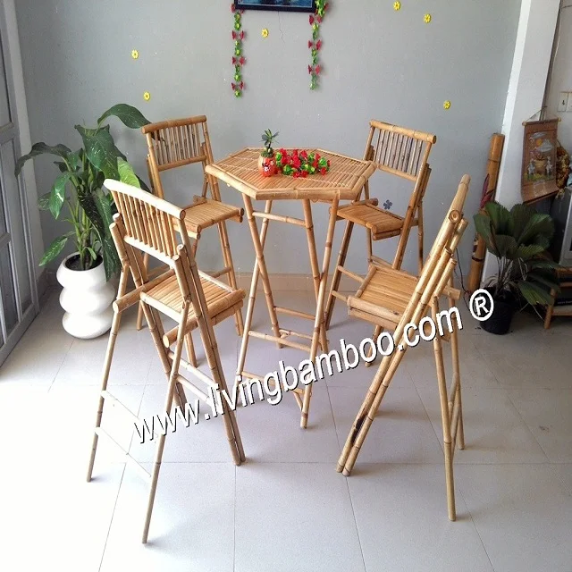 GARDEN HEXAGON BAMBOO GARDEN FURNITURE