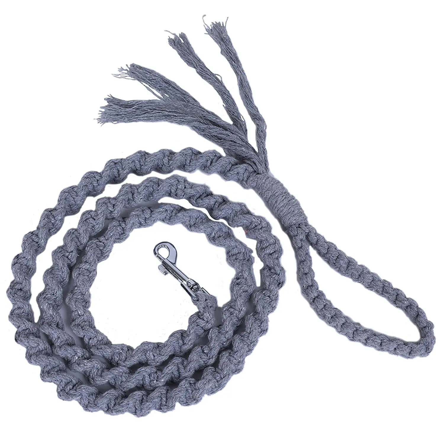 Macrame  Dog Collar And Leash Set Multi Function Dog Accessories Suitable For Dogs Training And Walking