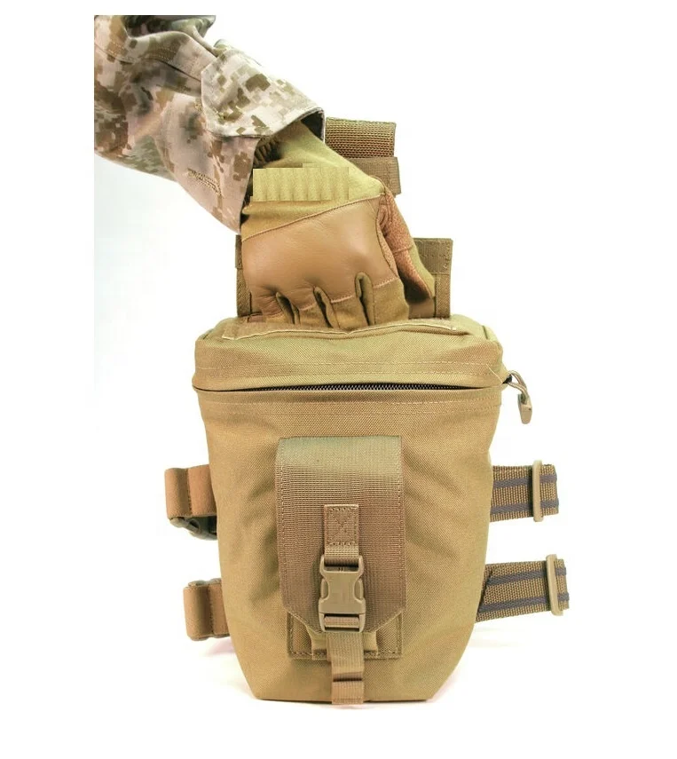 Tactical Roll-up Dump Pouch Adjustable Outdoor Utility Fanny Tool Gear Pouch Bag