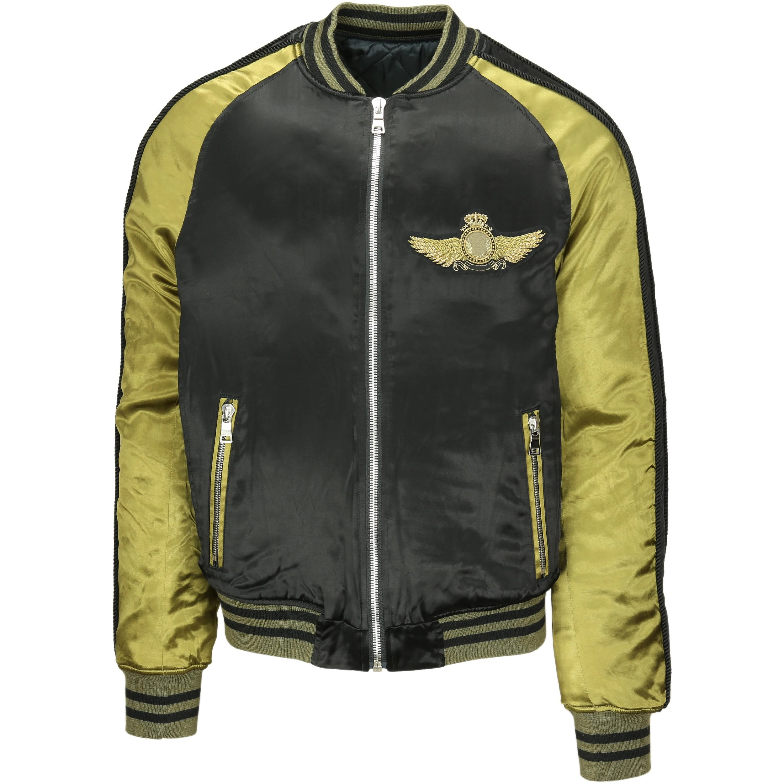 Customized Logo Wholesale Quilted Bomber jacket / lightweight bomber jacket / flight jacket for men
