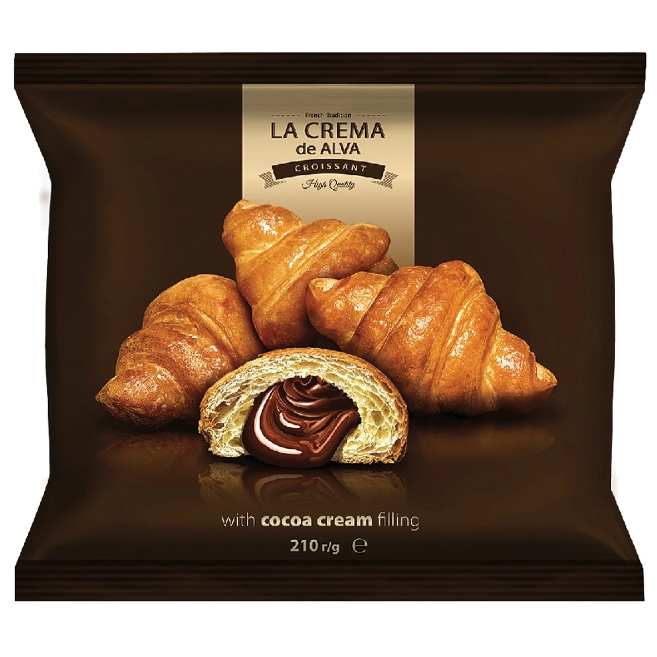 
 210 г в упаковке 8 шт. Вишневый ванильный Молочный Крем Шоколад абрикосовый сладкий Круассан  