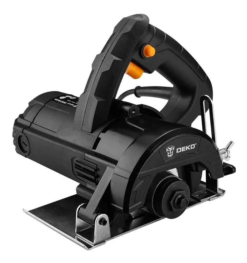 DEKO DKMC12H1 Marble Cutter Machine 110MM 1400W 220V Portable Electric Concrete Marble Cutting Machine Saw Cutter