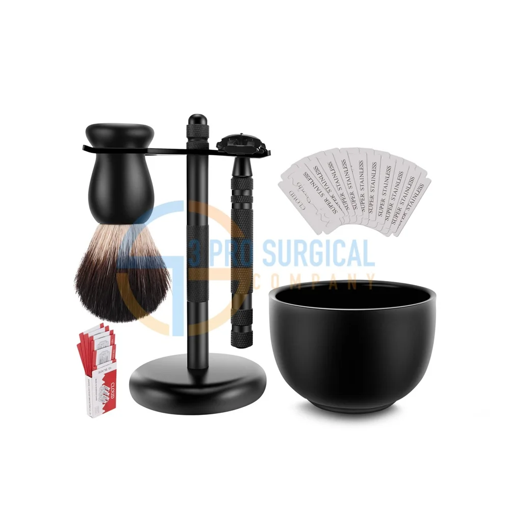 Shaving Set with Matt black