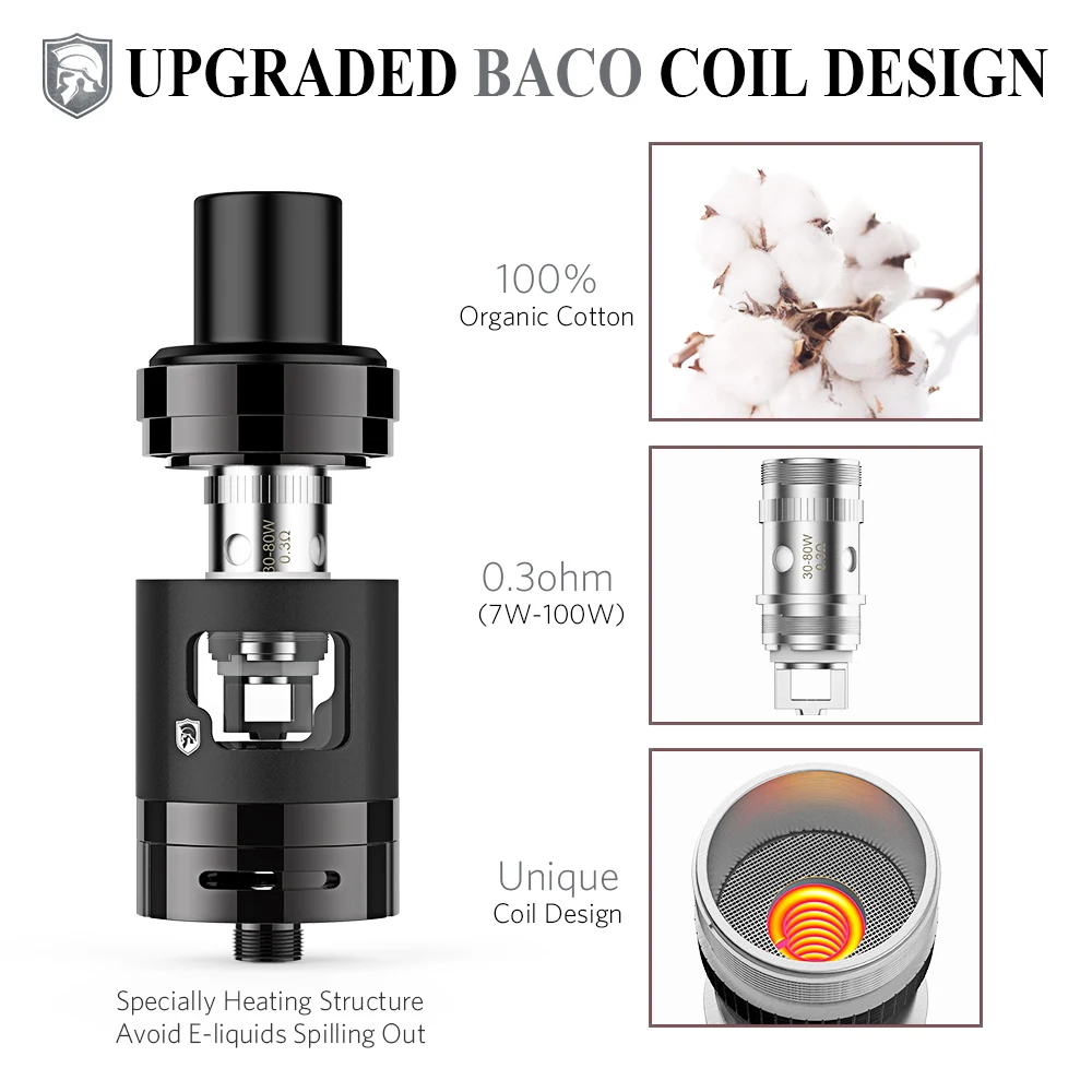 
high watt 100W vape cartridge electronic cigarettes vape pod box mod 